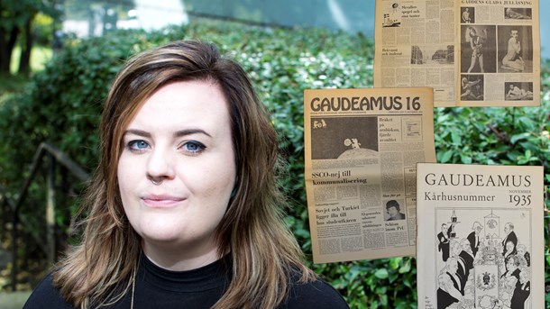 Cornelia Thomasson vikarierande chefredaktör och ansvarig utgivare för tidningen Gaudeamus 