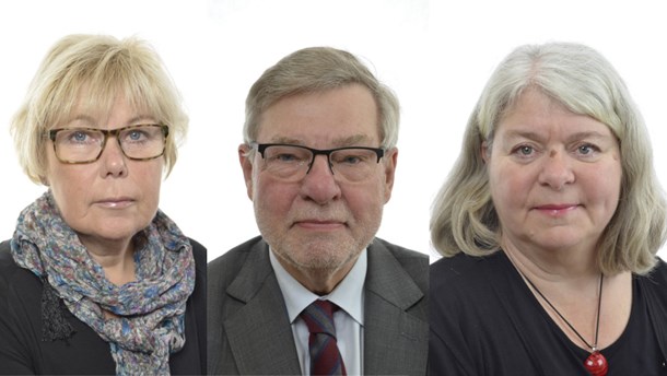 Berit Högman (S), Björn von Sydow (S) och Mia Sydow Mölleby (V)