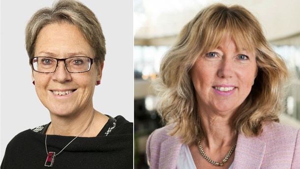 Eva Liedström Adler, generaldirektör Arbetsgivarverket och Vesna Jovic, vd Sveriges Kommuner och Landsting (SKL)