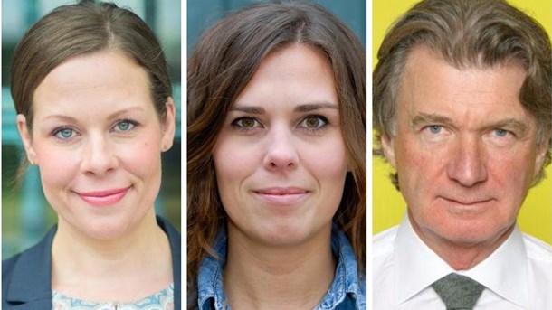 Maria Malmer Stenergard (M), Åsa Persson, SEI, Anders Wijkman, tidigare ordförande för Miljömålsberedningen.