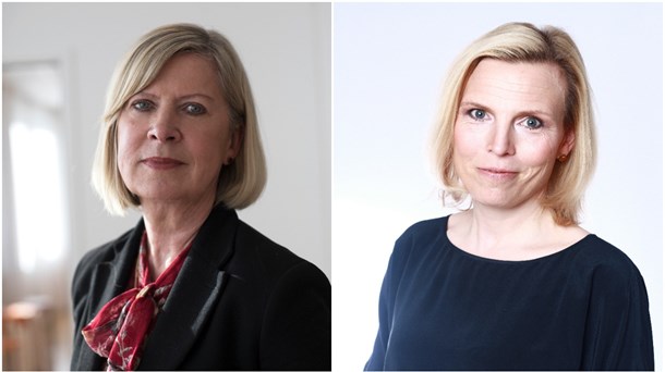 Två av Tillitsdelegationens tre medlemmar: IVO:s generaldirektör Gunilla Hult Backlund och delegationens ordförande Laura Hartman. Den tredje medlemmen är Emil Broberg, tredje vice ordförande, SKL.