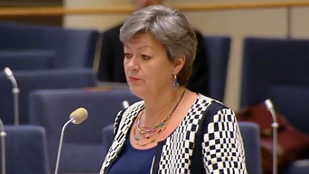 Arbetsmarknadsminister Ylva Johansson (S) KU-anmäls.